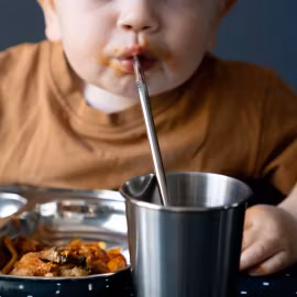 Sugerør bøyd rustfritt stål - Pulito