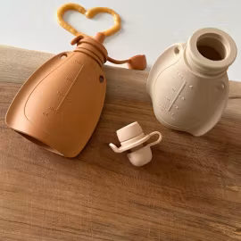 Smoothiepose/klemmepose i silikon - Soft rabbit/Roe deer - Mininor