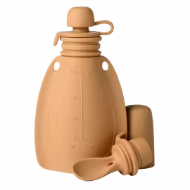 Smoothiepose/klemmepose i silikon m/ skje - Roe deer - Mininor