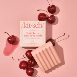 Cleansing Tart Cherry Solid Body Wash/ Kitsch