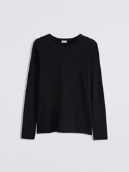 Cotton Stretch Long Sleeve Black Filippa K