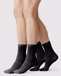 Billy Bamboo Strumpor Black Swedish Stockings