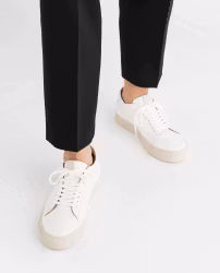 Stockholm Leather White Flattered