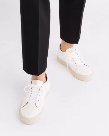 Stockholm Leather White Flattered