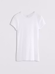 Fine Rib Tee White Filippa K