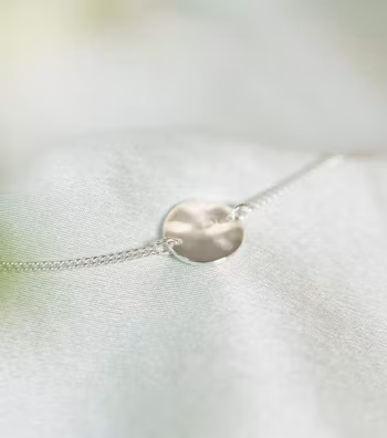 Minimalistica Hammered Bracelet Silver Syster P