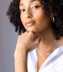 Minimalistica Ring Bracelet Silver Syster P