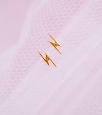 Snap Earrings Flash Gold Syster P