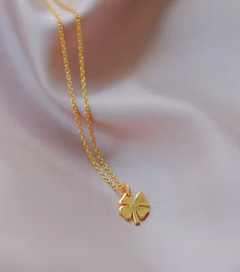Bring Me Luck Necklace Guld Syster P