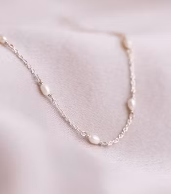 Treasure Multi Pearl Bracelet Silver Syster P