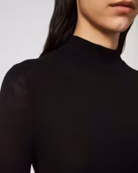 Henny Paisley Top Black Swedish Stockings