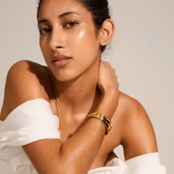 Dreams Bangle Bracelet Gold Pilgrim