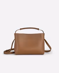 Hedda Midi Handbag Nut Leather Flattered