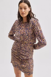 Aude Mini Dress Tillandsia Purple Second Female