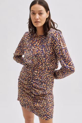 Aude Mini Dress Tillandsia Purple Second Female