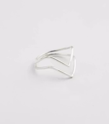 Tiny Arrow Ring Silver Syster P