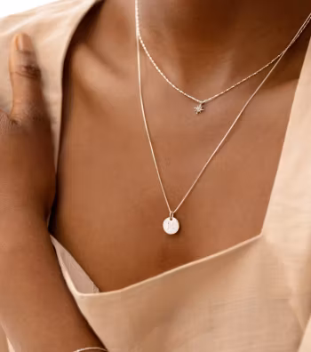 Beloved Medium Box Chain Silver Syster P