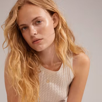 Iben Recycled Tree-of-life Necklace Gold Pilgrim