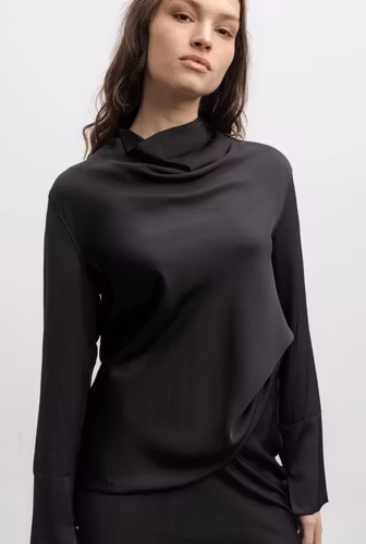 Ayumi Blouse Black Ahlvar Gallery