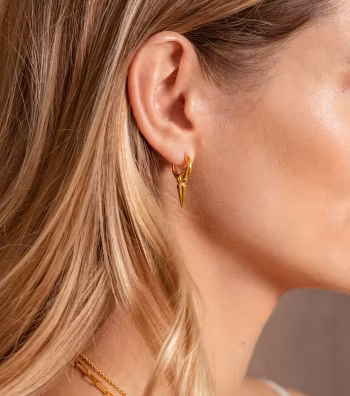 Juno Single Hoop Gold Syster P