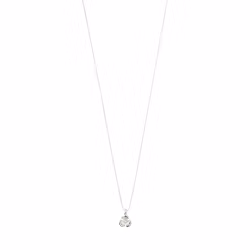 Echo Recycled Pendant Necklace Silver Pilgrim