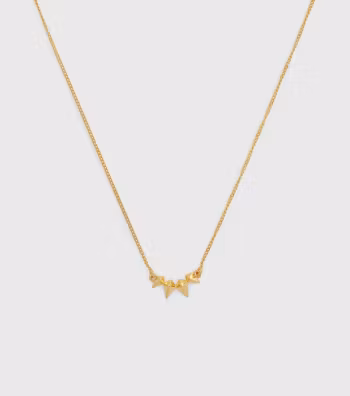 Uma Spike Necklace Gold Syster P