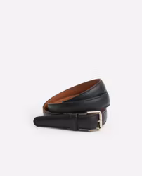 Barbara Belt Black Leather Flattered