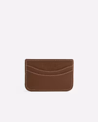 Bonnie Cardholder Cognac Leather Flattered