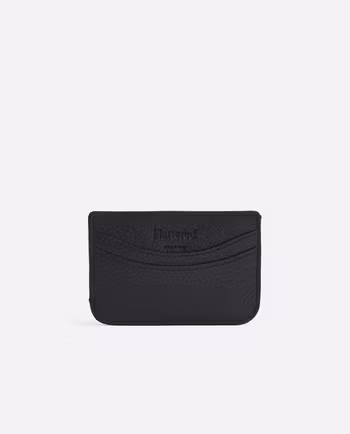 Bonnie Cardholder Black Leather Flattered