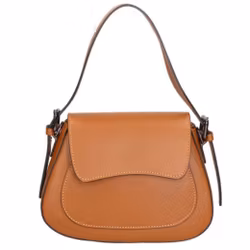 Milan Leather Bag Brun Latalia
