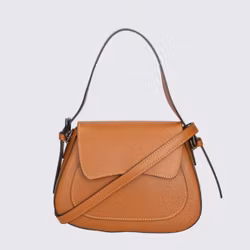 Milan Leather Bag Brun Latalia