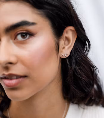 Uma Climber Earrings Silver Syster P