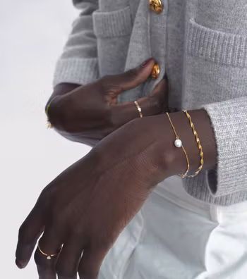 Herringbone Twisted Bracelet Gold Syster P