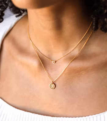 Beloved Short Box Chain Gold Syster P