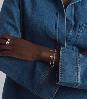 Links Squared Small Bracelet Silver Syster P