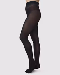 Olivia Premium Tights Black Swedish Stockings