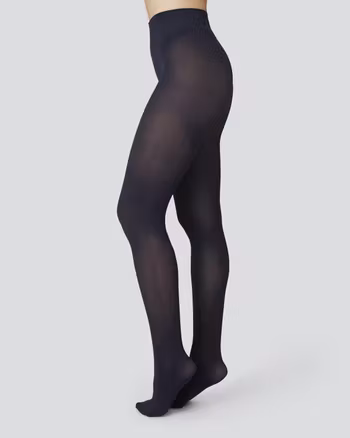 Olivia Premium Navy Swedish Stockings