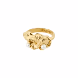 Moon Recycled Ring Gold Pilgrim