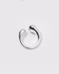 Bolded Drops Ring Silver Syster P
