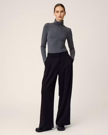 Henrika HW Pants Black MSCH