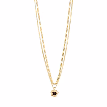Act Recycled Necklace 2-in-1 Gold Pilgrim