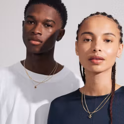 Act Recycled Necklace 2-in-1 Gold Pilgrim