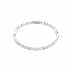 Focus Recycled Bangle Silver Pilgrim