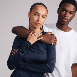 Focus Recycled Crystal Ring Silver Pilgrim