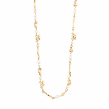 Focus Recycled Necklace Gold Pilgrim