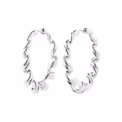 Larisa Recycled Earrings Silver Pilgrim