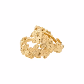 Charmaine Recycled Rings 2-in-1 set Gold Pilgrim