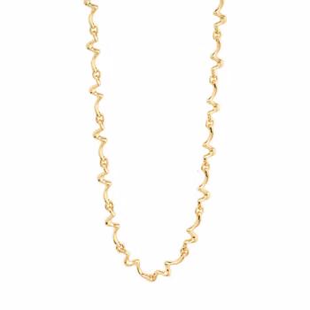 Penelope Recycled Necklace Gold Pilgrim