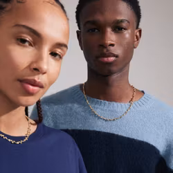 Penelope Recycled Necklace Gold Pilgrim