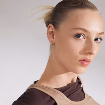 Penelope Recycled Earrings Gold Pilgrim